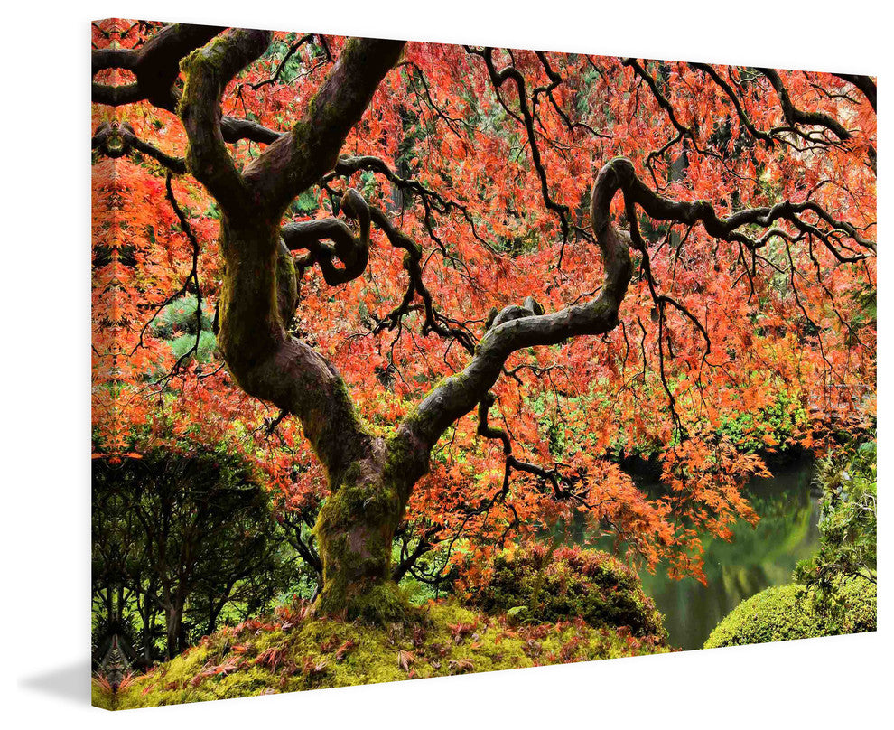 "Autumn Magnificence" Painting Print on Canvas