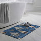 Indoor/Outdoor Harbor HA8 Navy Machine Washable 1'8" x 2'6" Rug