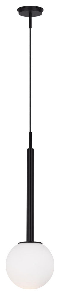 Nodes Large Pendant, Midnight Black