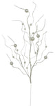 Vickerman 37" Glitter Ball Spray, Set of 6, Champagne