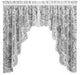Heritage Lace English Ivy 86x63 Swag Pair in White