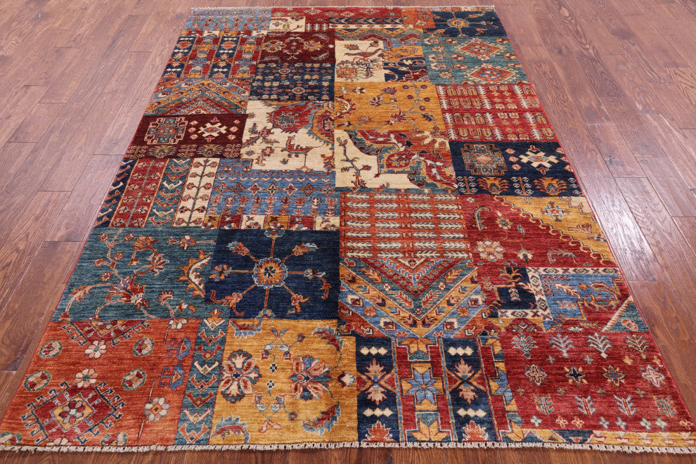 Super Kazak Hand-Knotted Rug 5' 9" X 8' 0" Q11122