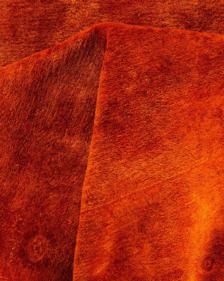 Vibrance, One-of-a-Kind Hand-Knotted Area Rug Orange, 6'1"x8'9"