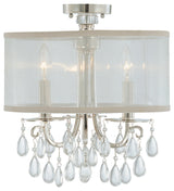 Crystorama Hampton 3-Light Ceiling Mount