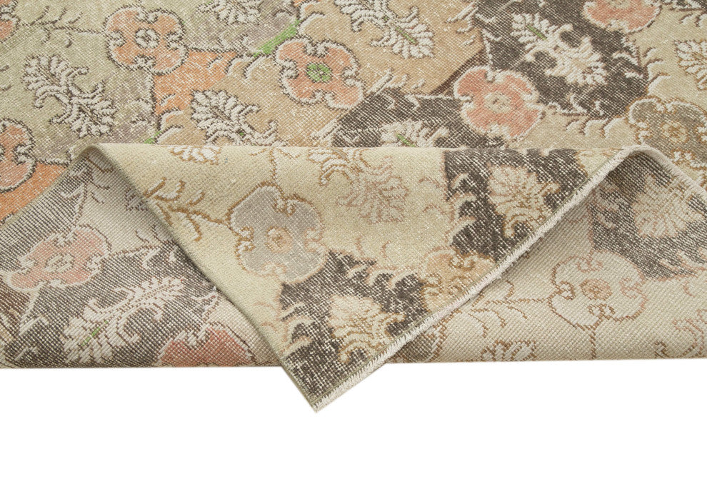 Rug N Carpet - Handwoven Oriental 5' 4'' x 9' 8'' Antique Vintage Rug