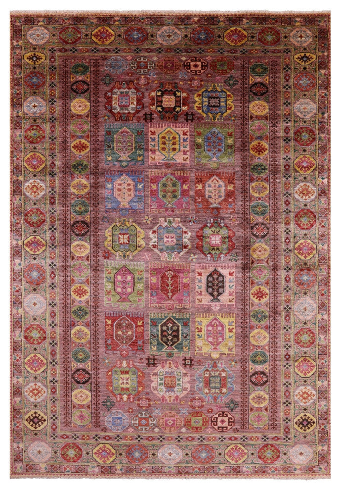 6' 9" X 10' 0" Handmade Persian Wool Rug - Q12496