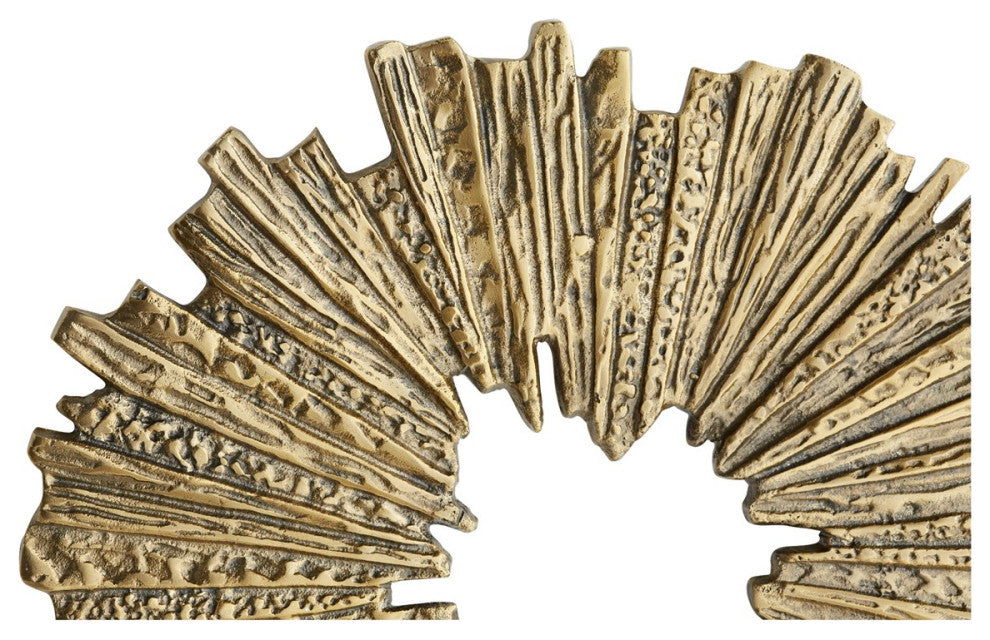 Cyan Medium Abra Wall Decor 11301, Antique Brass