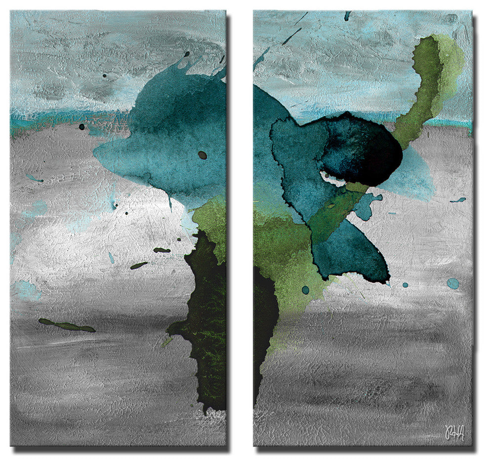 INKD XV Canvas Art, 24"x12" 2-Panels