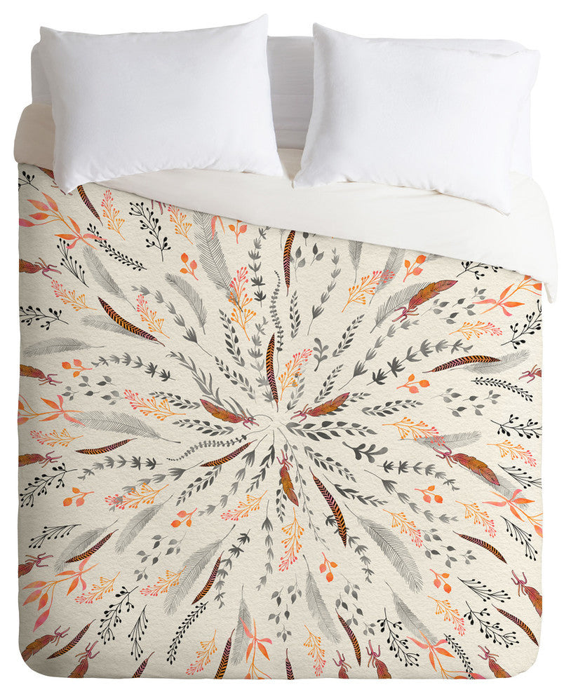 Iveta Abolina Feather Roll Duvet Cover, King