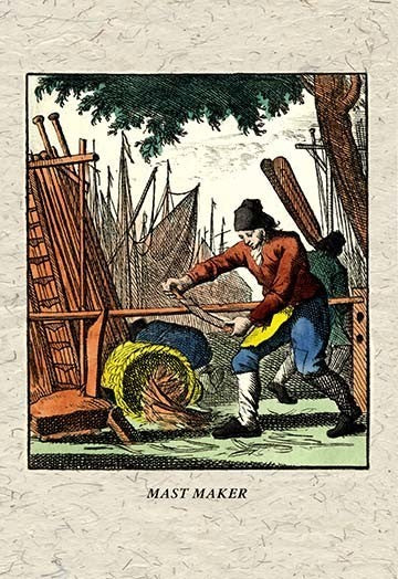 Mast Maker - Fine Art Giclee Print 24" x 36"