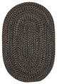 Colonial Mills Hayward HY29 Charcoal Traditional Area Rug, Round 6'x6'
