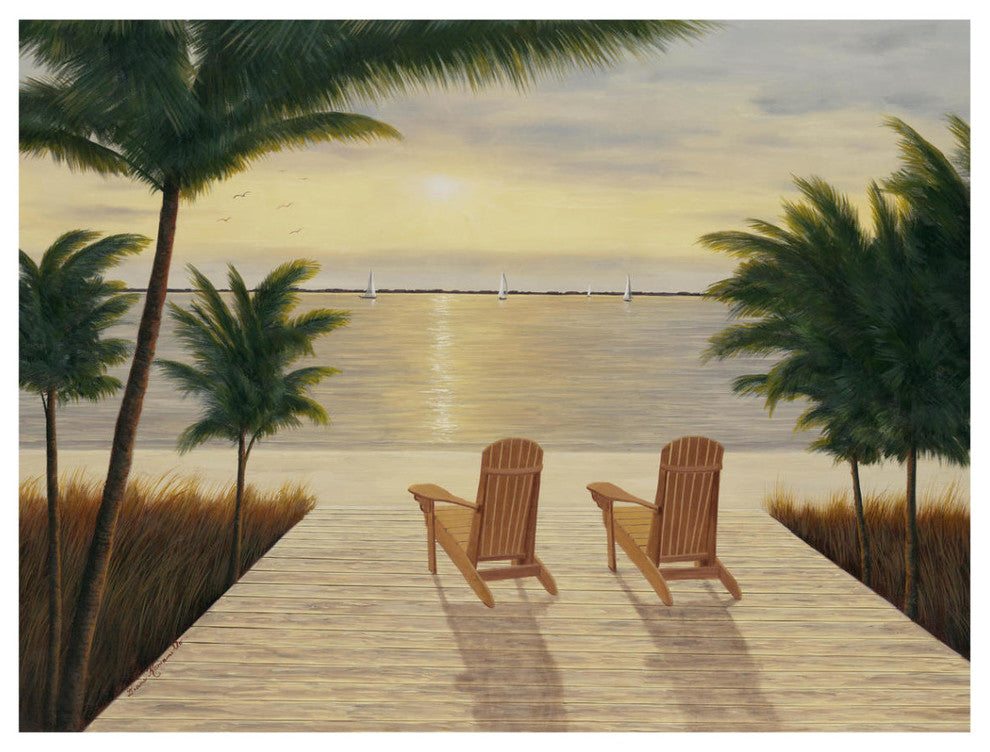 "Days End" Digital Paper Print by Diane Romanello, 42"x32"