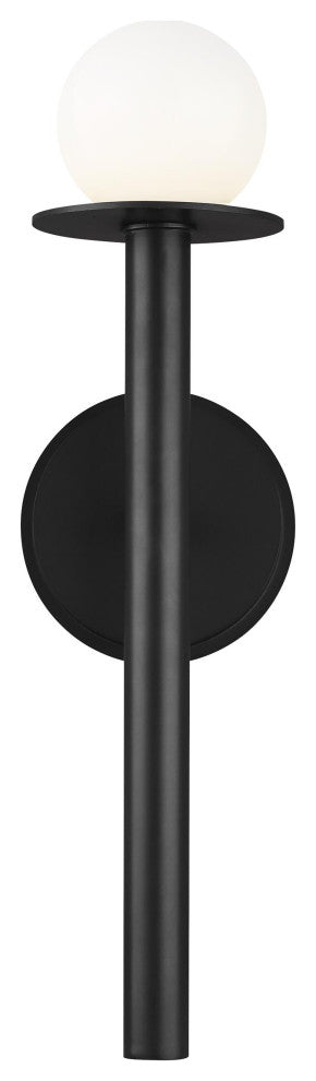 Kelly by Kelly Wearstler 1-Light Nodes Sconce, Midnight Black
