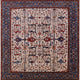 Ahgly Company Indoor Square Mid-Century Modern Area Rugs, 5' Square