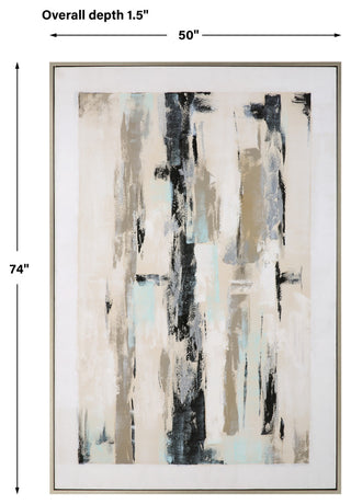 Uttermost Placidity Hand Painted Abstract Art