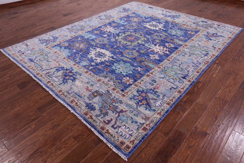 8' 2" X 10' 2" Turkish Oushak Hand Knotted Rug - Q15664