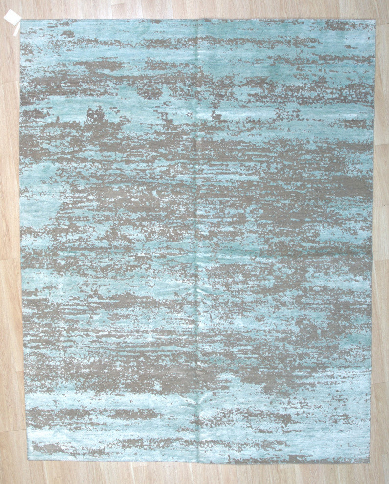 SILVER Contemporary Abstract Galaxy Area Rug