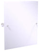 Carolina Crystal Frameless Tilt Mirror with Beveled Edge, Polished Chrome