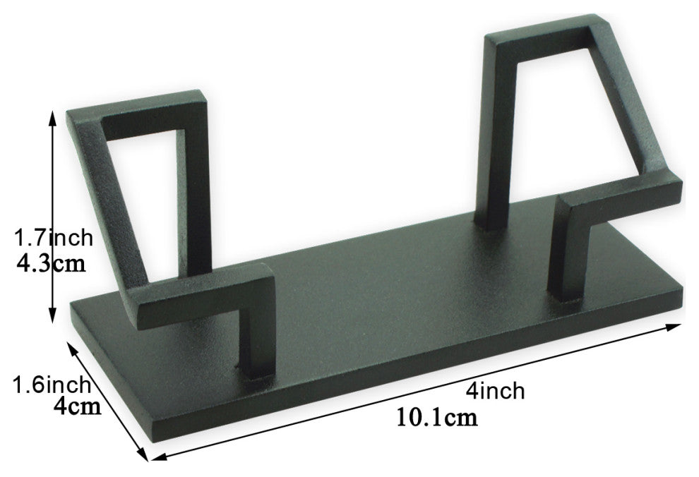 Business Card Holder, Steel, Black.
