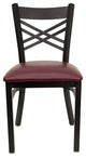 Restaurant Tables and Chairs, "Twin Peaks" ''X'' Back Dining Table Chair