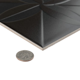 Triplex Fronteira Black Ceramic Wall Tile