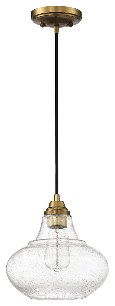 1-Light Mini Pendant, Brass
