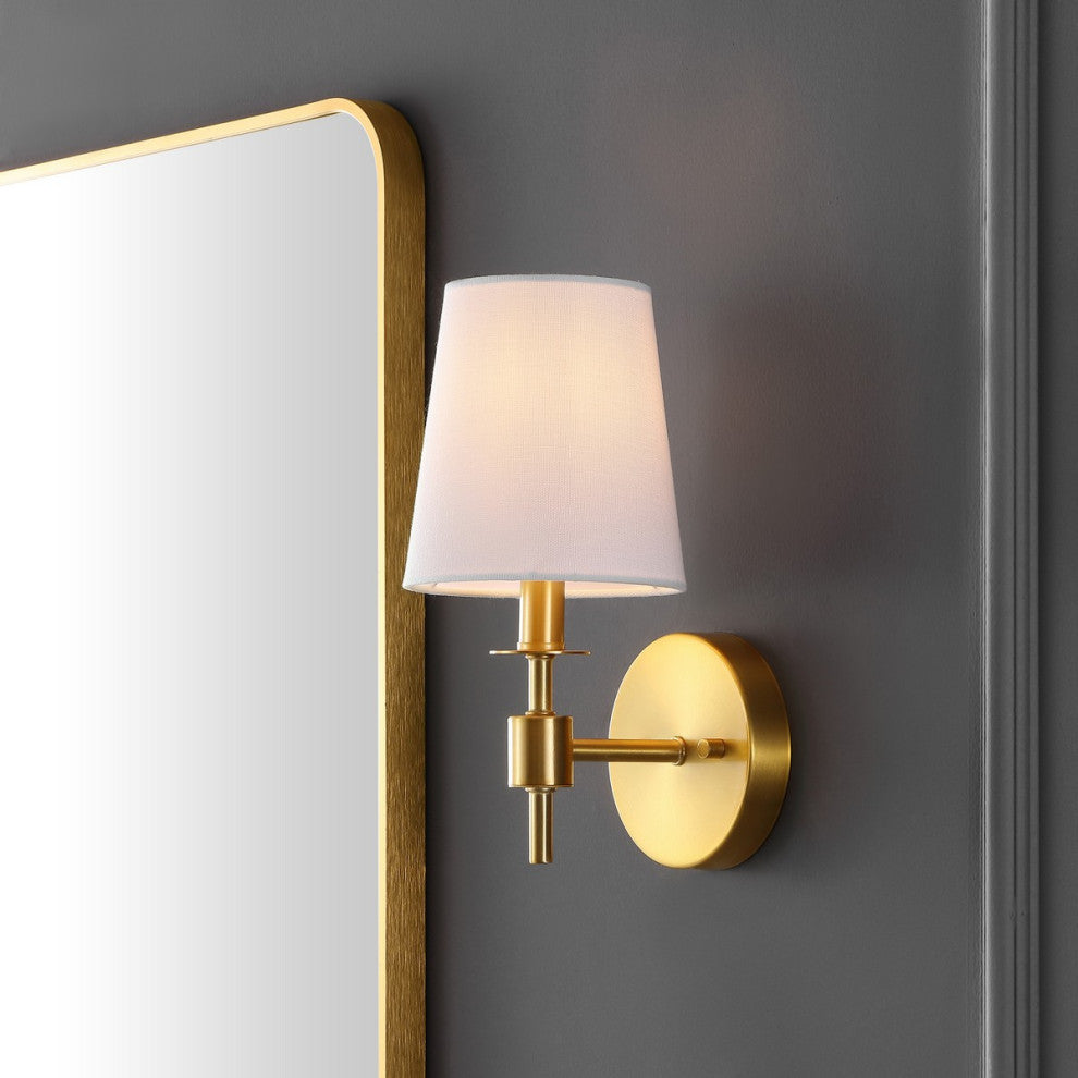 Safavieh Dalany 7" Wall Sconce, Brass