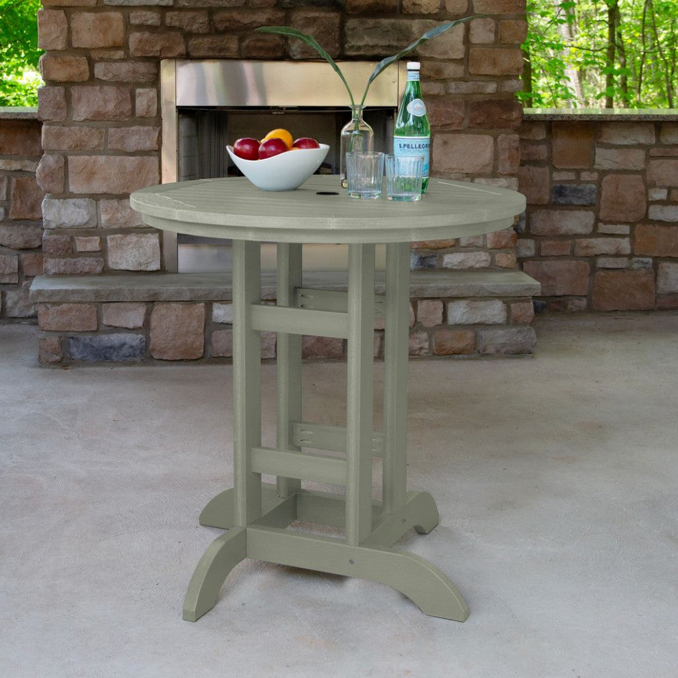 Round Counter-Height Dining Table, 36'', Eucalyptus