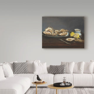 Edouard Manet 'Oysters' Canvas Art, 47"x35"