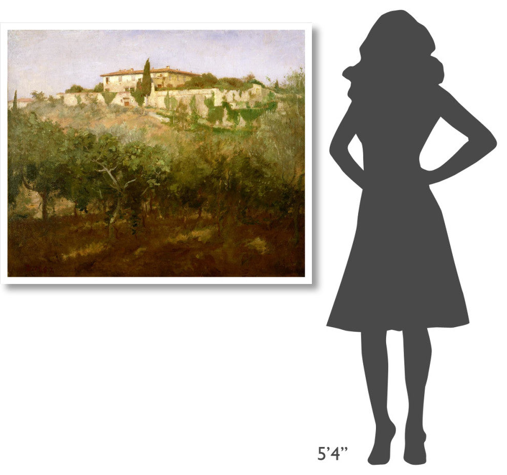 "Villa Castellani, 1887" Digital Paper Print by Frank Duveneck, 46"x39"