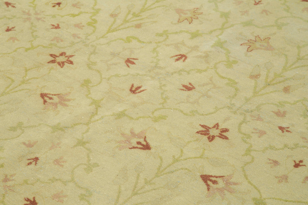 Rug N Carpet - Hand-Knotted Oriental 7' 8" x 10' 10" Unique Oushak Area Rug