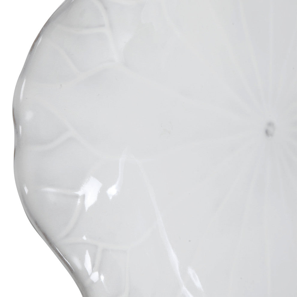 Uttermost Abella Ceramic Wall Decor, Set of 3, White