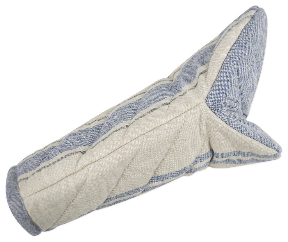 Nautical Blue French Stripe Oven Mitt, Set of 2