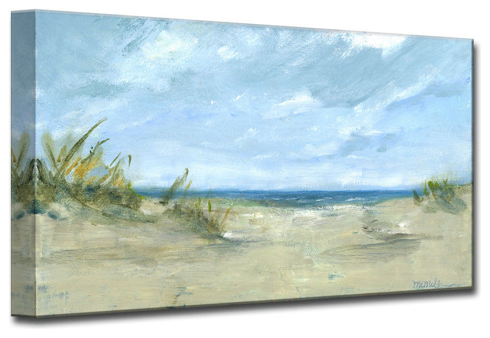 Sandy Shores' Ready2HangArt Canvas by Leslie Owens, 40"x20"