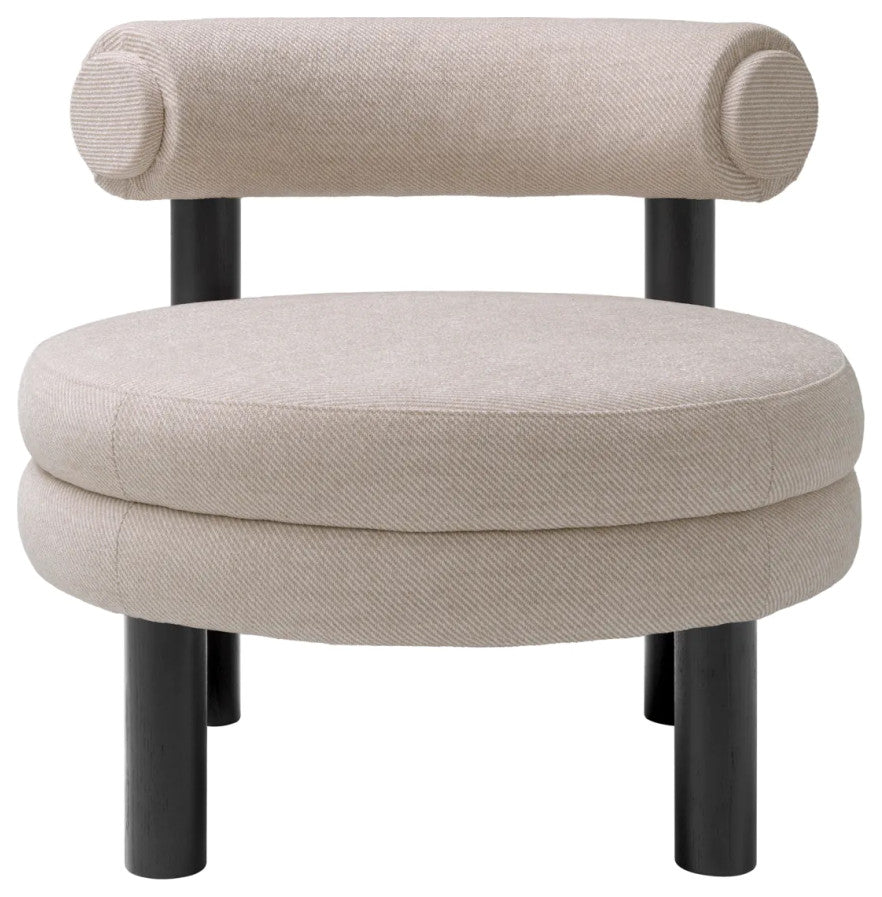 Cream Modern Lounge Chair, Eichholtz Zoey
