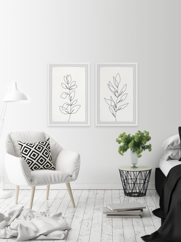 Where Leaves Blossom Diptych, 2-Piece Set, 8x12 Panels