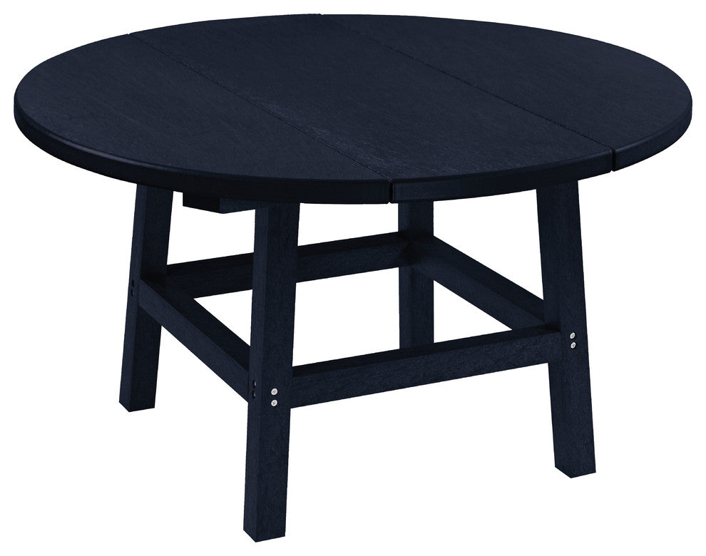 Captiva Casual 32" Round Table Top with 17" Legs, Onyx