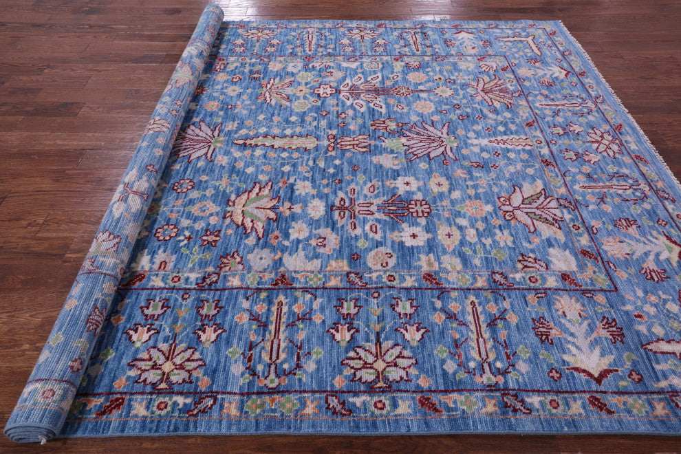8' 4" X 10' 3" Turkish Oushak Handmade Wool Rug - Q15646