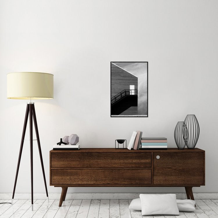 "Door To Nowhere" Framed Canvas Giclee by Joao Castro, 21x31"