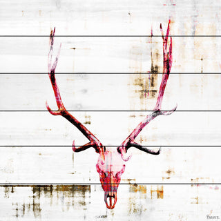 "Hot Temper" Wall Art on Wood, 32"x32"