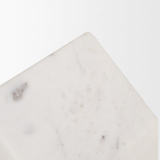 Raena White Marble House Door Stopper