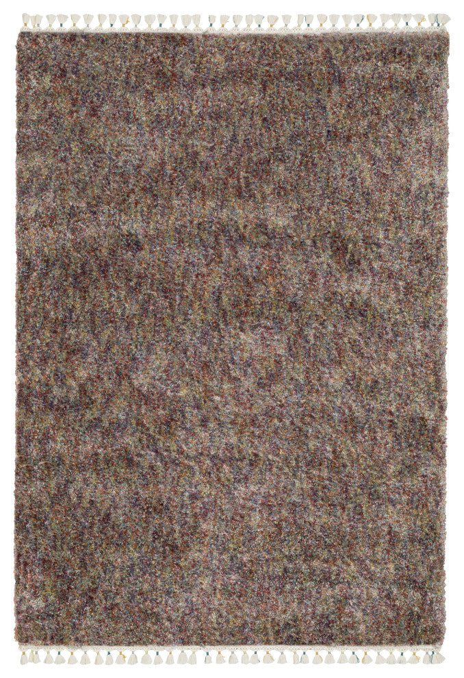 Aurora Abstract Multi-colored Indoor Area Rug, Multi-colored, 9'10" x 12'10"