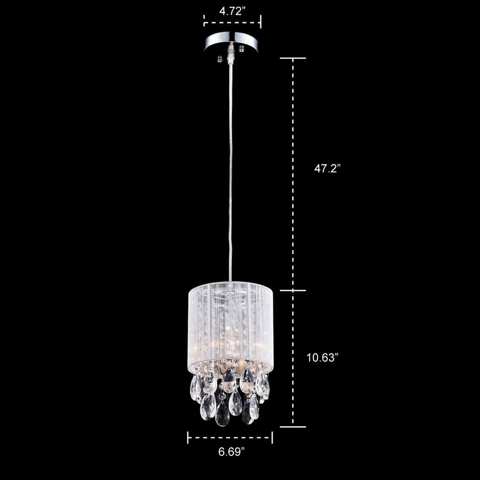 Modern Crystal Drops Pendant Chandelier Lighting