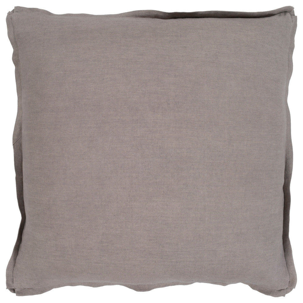 Surya Solid SL-015 18"x18" Pillow Cover, Taupe