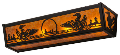 24"W Loon Vanity Light