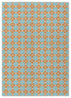 Indoor/Outdoor Marlo MO1 Orange Machine Washable 8' x 10' Rug