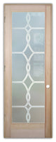 Interior Prehung Door or Interior Slab Door - Diamond Beads - Douglas Fir...