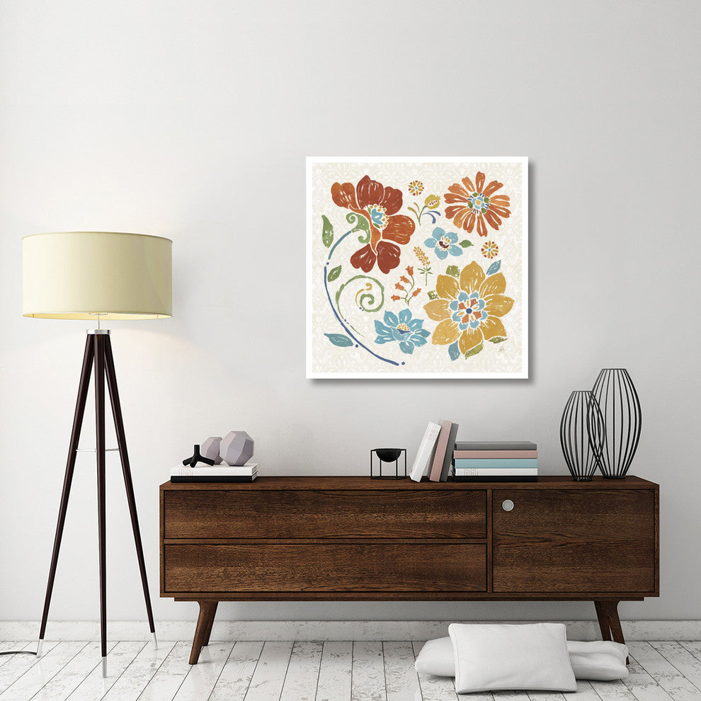 "Spanish Impressions III" Digital Paper Print by Daphne Brissonnet, 38"x38"