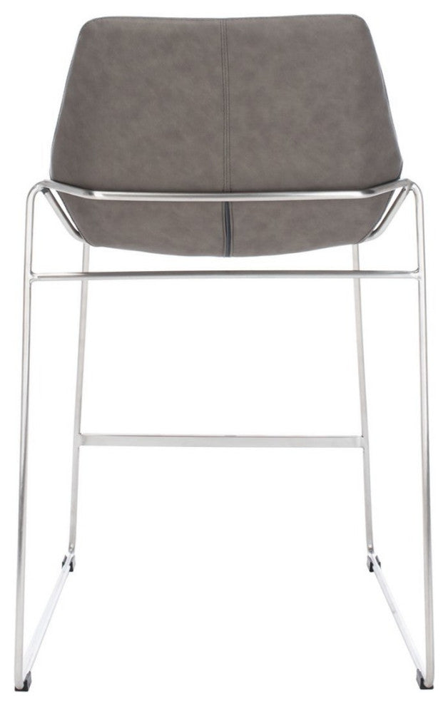 Safavieh Alexis Midcentury Counterstool, Ash/Silver