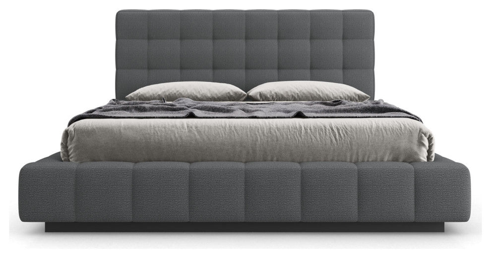 Thompson Bed, Carbon Gray Fabric, Full